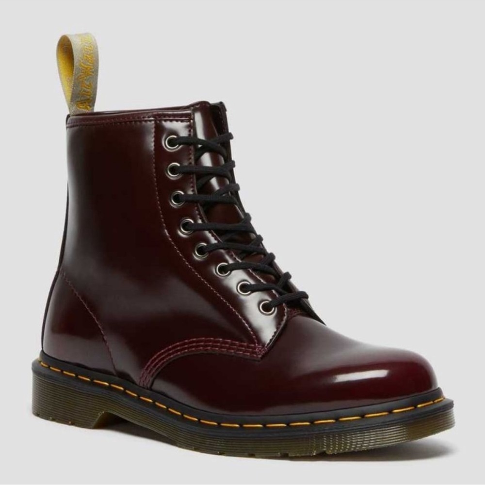 Dr. Martens Cherry Red Arcadia 1460 Lace-Up Boots